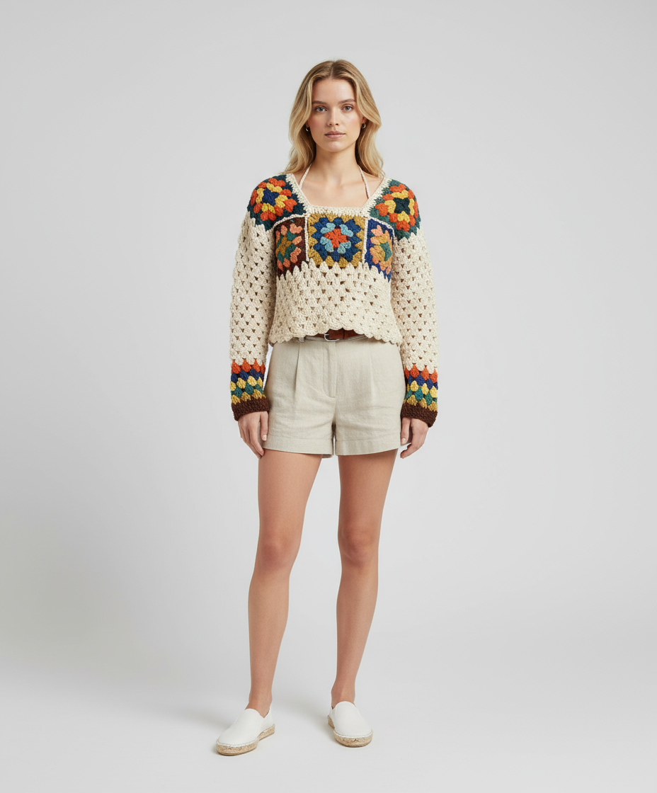 El Örgüsü Patchwork Kazak