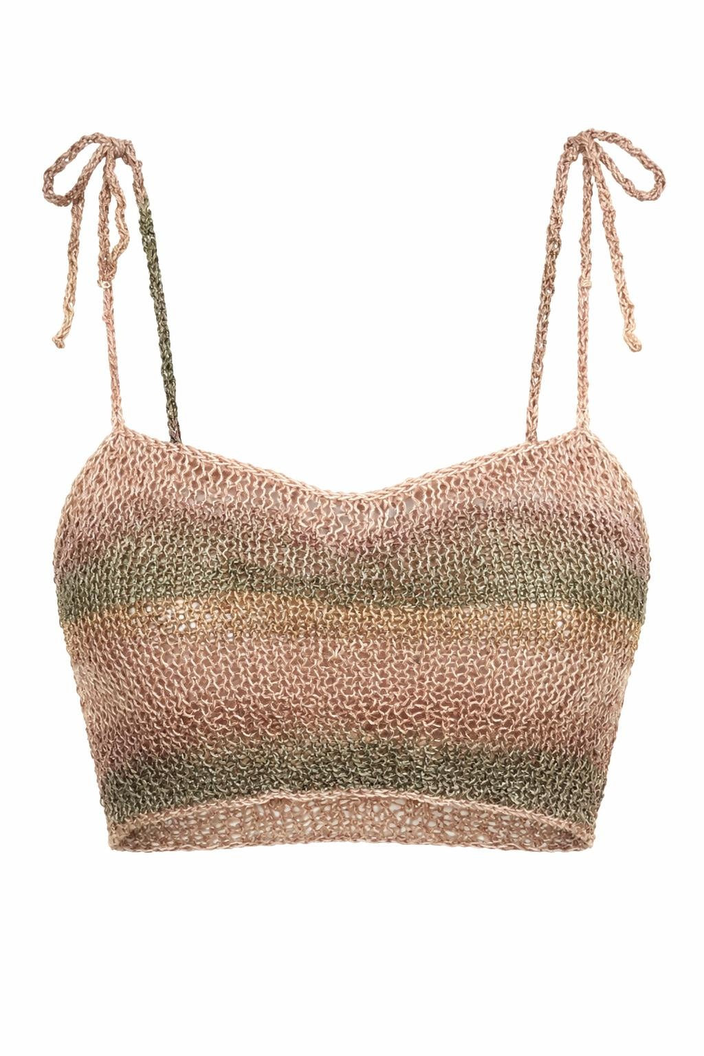 El Örgüsü Renk Geçişli Büstiyer