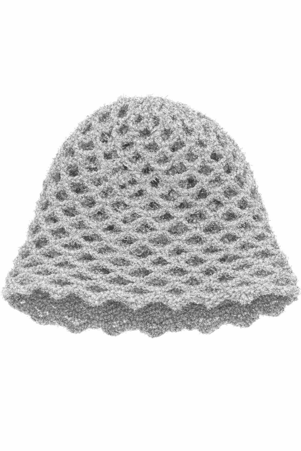 El Örgüsü Parlak İplik Bere