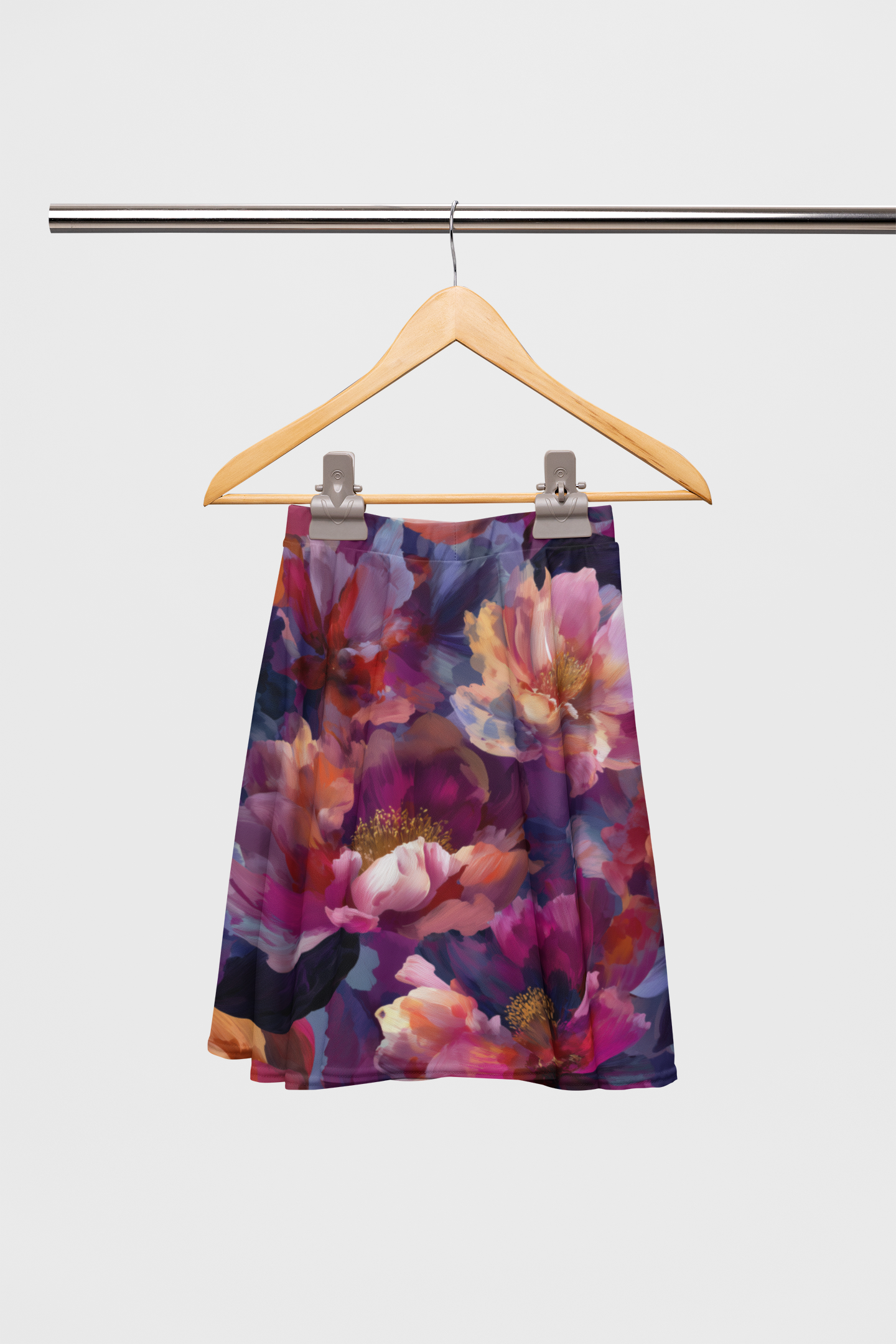 Vivid Bloom – Sanatsal Çiçek Baskılı Kumaş