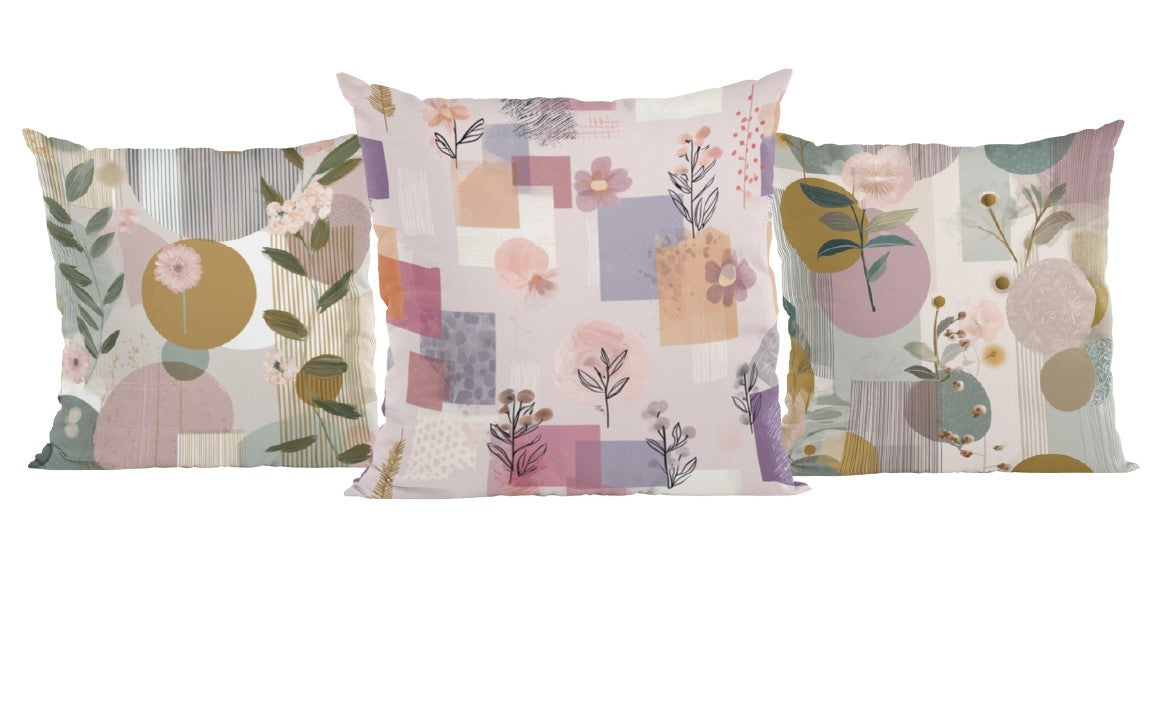 Modern Pastel Yastık Kumaşı | Kes ve Dik Tasarım