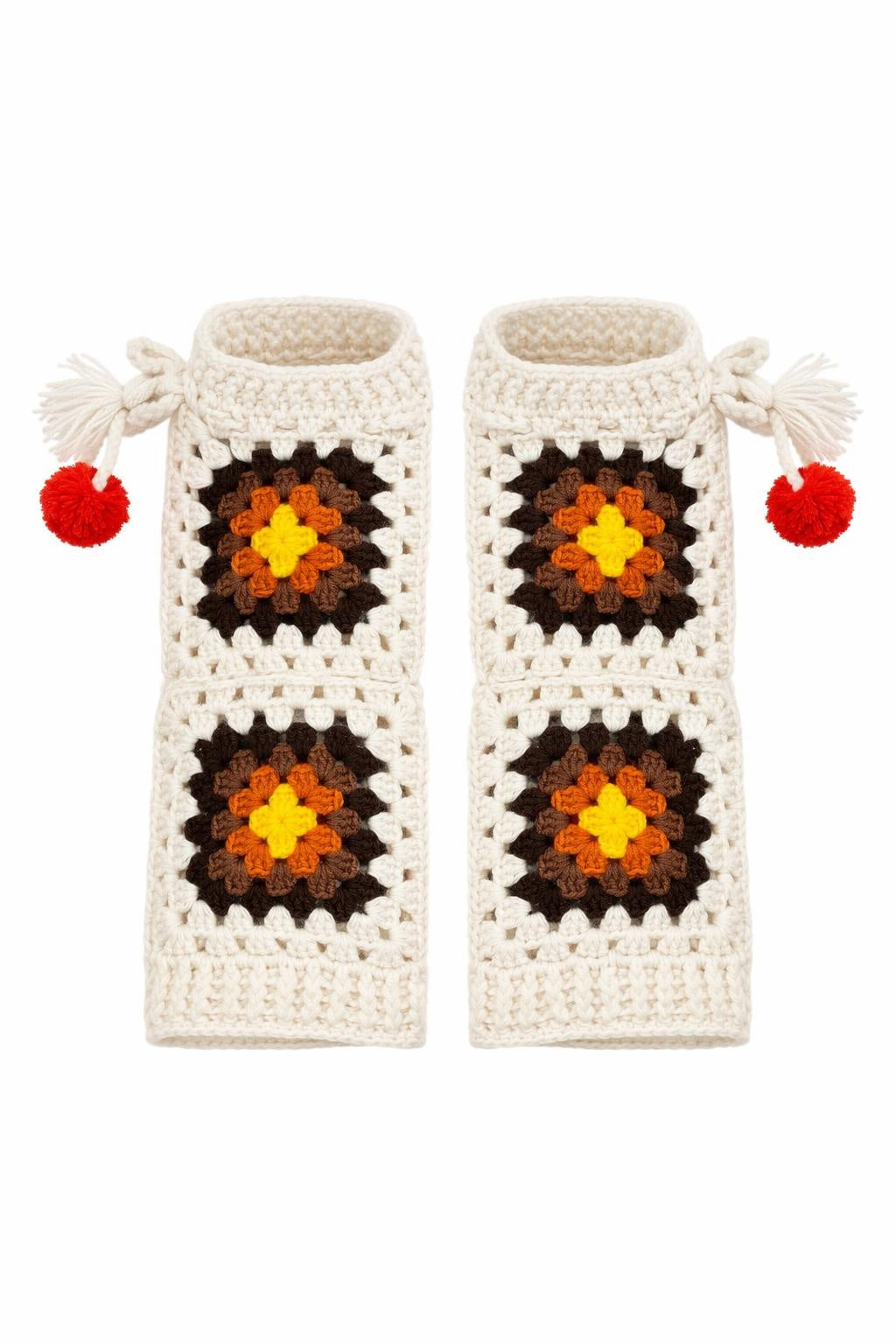 El Örgüsü Granny Motifli Kadın Tozluk – Özel Tasarım